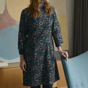 NWT Seasalt Cornwall High Key Dress 50's Stem Raven UK 10/US 6 Tall